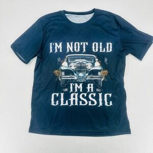 I'm Not Old I'm A Classic Graphic Tee XXL Black Car Shirt